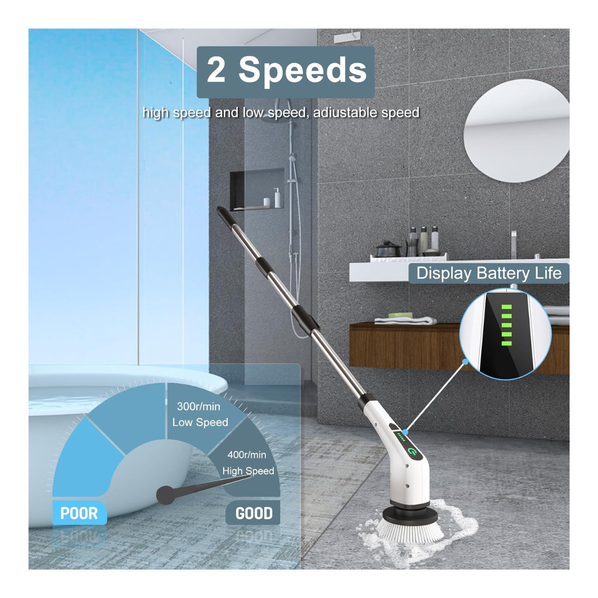 Miniatura 3 de Limpiador extensión eléctrico 6 en 1